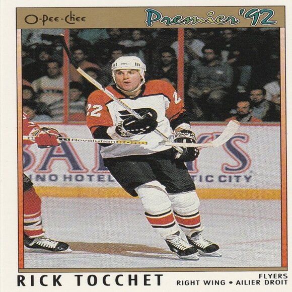 Rick Tocchet Philadelphia Flyers NHL Hockey Card Collection - 12 Card Set - Picture 5 of 13